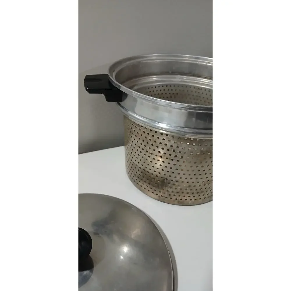 Vintage Century Aluminum Ware Made In The USA Large With Steamer